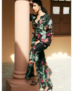 Black Tunic And Pant Set