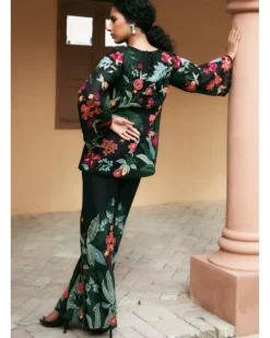 Black Tunic And Pant Set