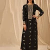 Black Vintage Fiona Kurta