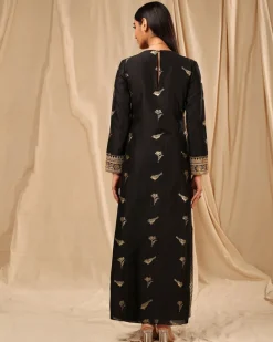 Black Vintage Fiona Kurta