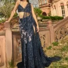 Blossom Drape Skirt Sari Set