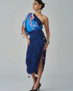 Blue Lily Sari Dress