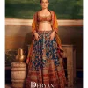 Blue Meena Lehenga Set