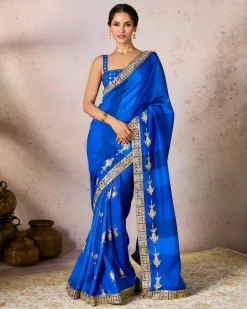 Blue Mystic Sari Set