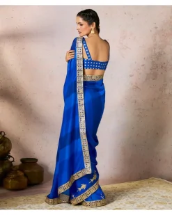 Blue Mystic Sari Set