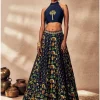 Blue Nomadic Tribe Lehenga