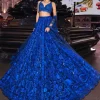 Blue Paisley Lehenga Set