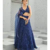 Blue Serena Skirt Set