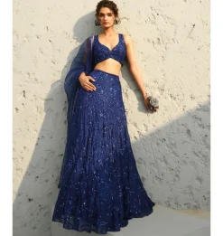 Blue Serena Skirt Set