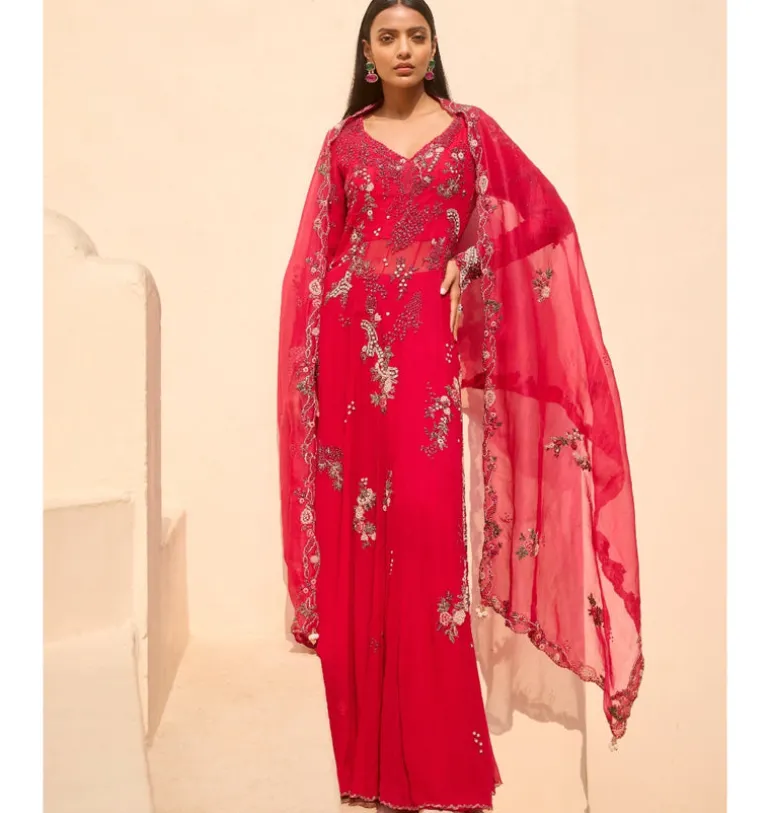 Blushfire Kurta Sharara Set