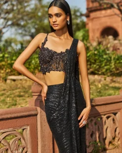 Bonita Drape Sari Set