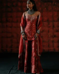 Brick Red Tunic Set