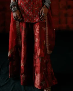Brick Red Tunic Set