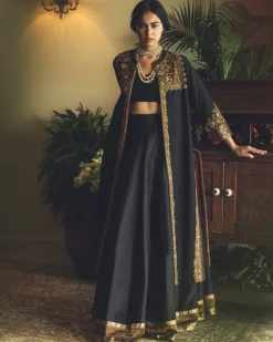 Brocade & Zardozi Jacket Set