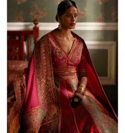 Brocade Patchwork Lehanga Set