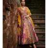 Brown Shimi Shimi Akashtara Kalidar Kurta Set
