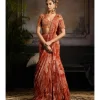 Burnished Gold Sari Set