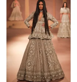 Carol Peplum Lehenga Set
