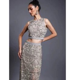 CF Crystal Skirt Set