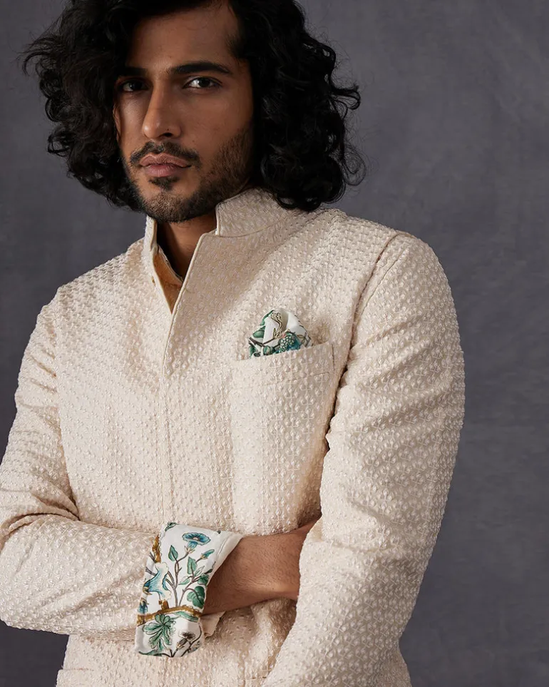 Champagne Ivory Kurta Set