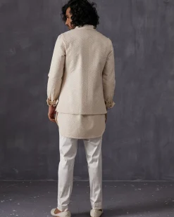 Champagne Ivory Kurta Set
