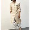 Champagne Jaal Printed Kurta Set