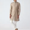 Chevron Embroidery Sherwani Set