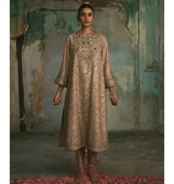 Chevron Long Kurta Set