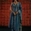 Christia Indigo Anarkali Set