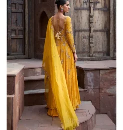 Citrine Bloom Kalidaar Suit