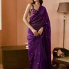 Classic Baigani Sari Set