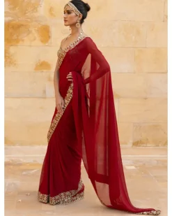 Classic Red Sari Set