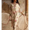 Coconut Pine Print Hand Embroidered Kurta Set