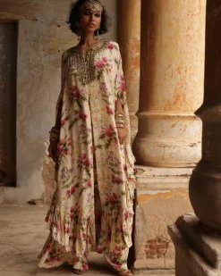 Coconut Pint Print Cape Set