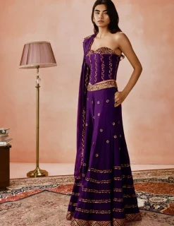 Corset Sharara Set