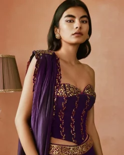 Corset Sharara Set
