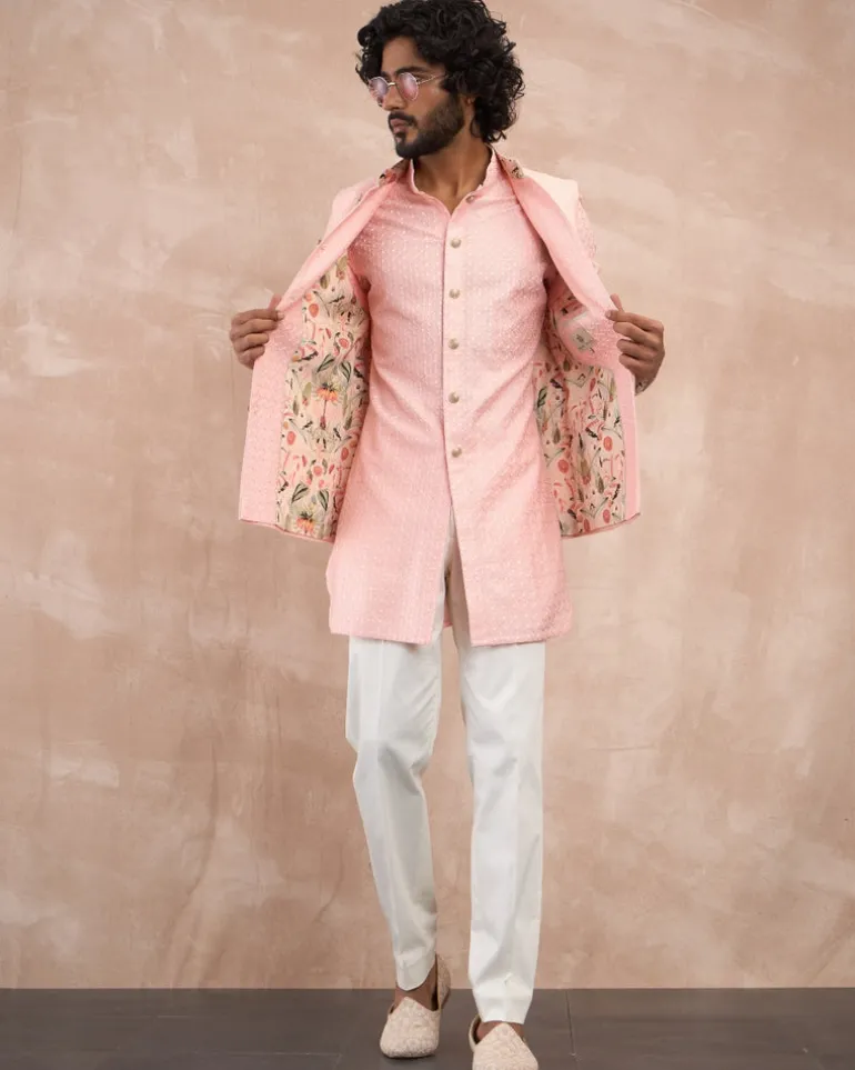 Cotton Candy Inara Motif Foe & Sb Kurta Set