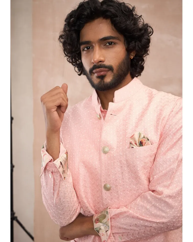 Cotton Candy Inara Motif Foe & Sb Kurta Set