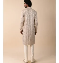 Creeper Kashmiri Mirror Knotted Kurta Set
