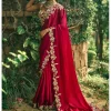 Crimson Red Sari Set