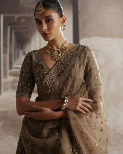 Cutdana & Sequin Jaal Lehenga
