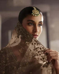 Cutdana & Sequin Jaal Lehenga
