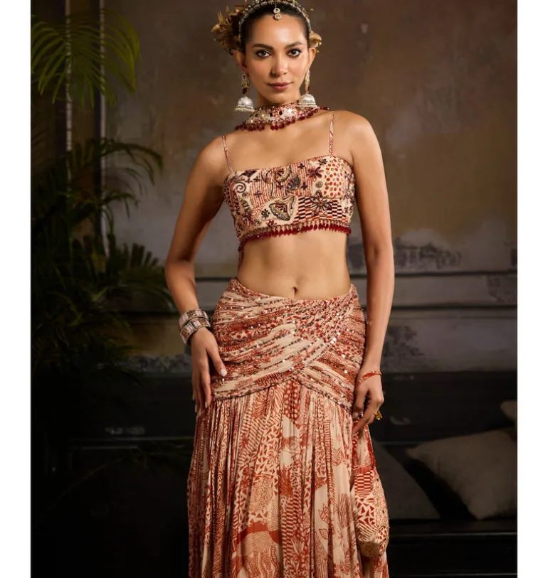 Desert Bloom Lehenga Set