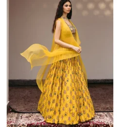 Dia Cape Lehenga Set