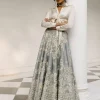 Dori Work Lehenga With Satin Shirt