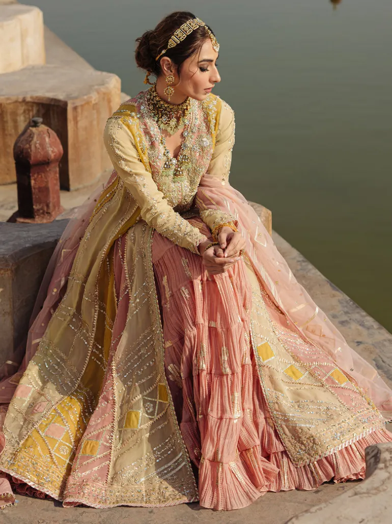 Dream Crushed Kalidar Lehenga Set