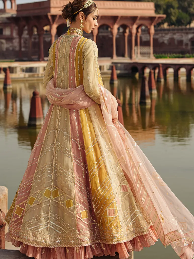 Dream Crushed Kalidar Lehenga Set