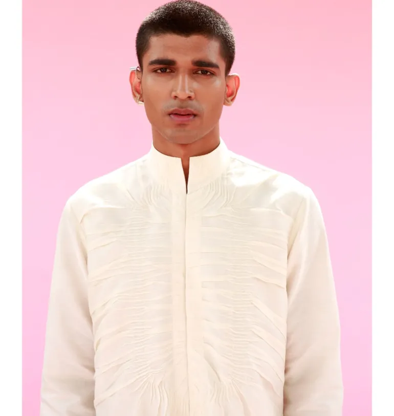Droop Ivory Kurta Set