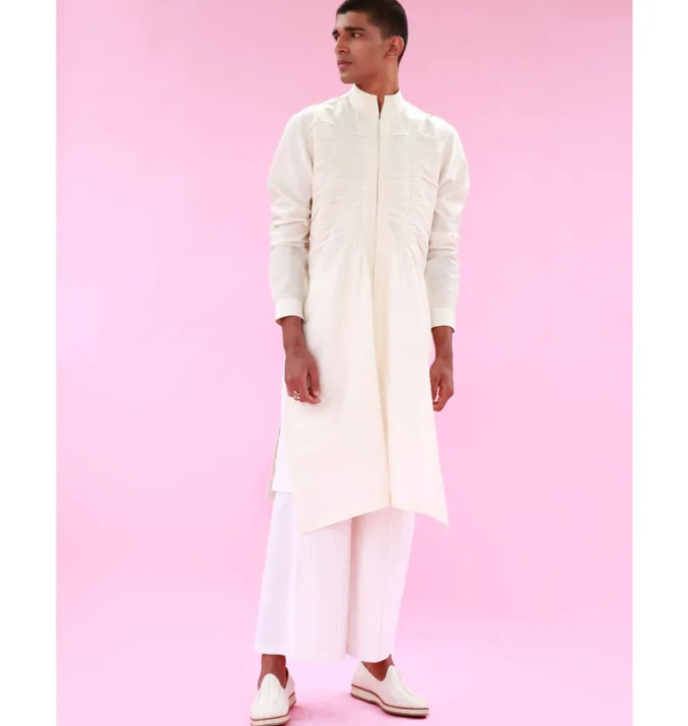 Droop Ivory Kurta Set