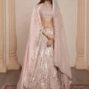 Dust Pink Rose Gold Lehenga Set